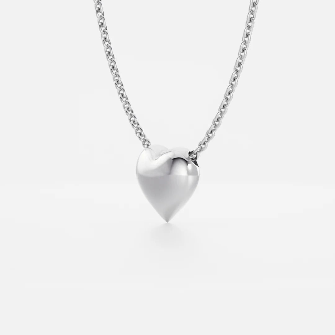 Contour Heart Necklace