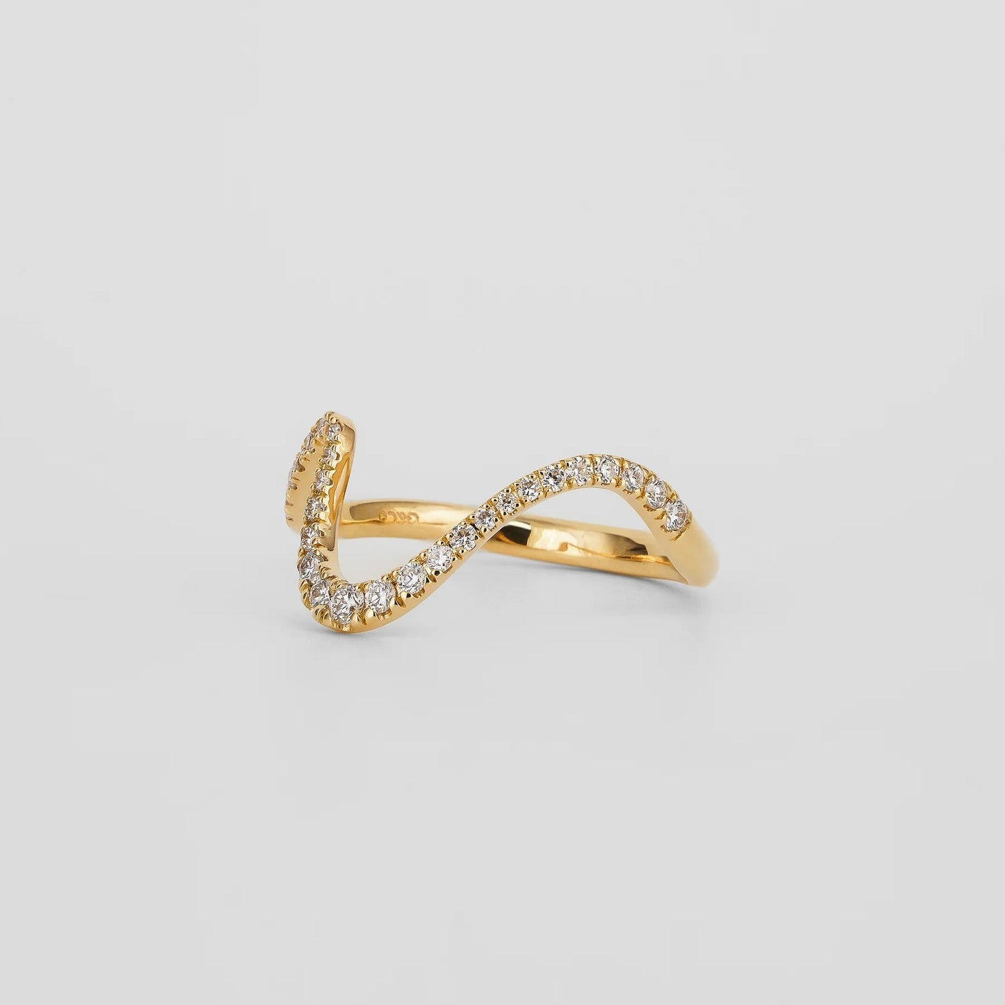 0.25 TCW Round Shaped Half Eternity Moissanite Wedding Band
