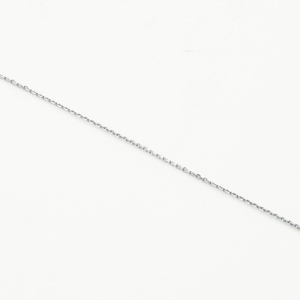 0.27 CT Oval Shaped Solitaire Moissanite Necklace