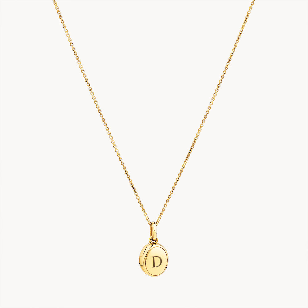 Engravable Oval Necklace