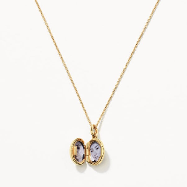 Engravable Oval Necklace