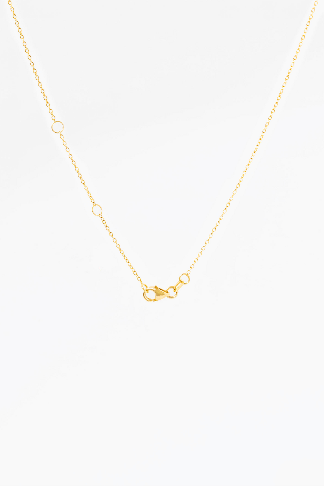 0.12 CT Round Pavé Border Engravable Heart Moissanite Diamond Necklace in Solid Gold
