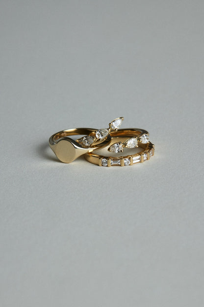 0.25 TCW Round Shaped Half Eternity Lab Grown Diamond Wedding Band