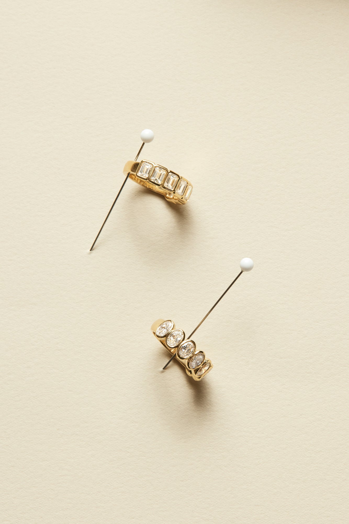 0.25 TCW Round Shaped Half Eternity Lab Grown Diamond Wedding Band