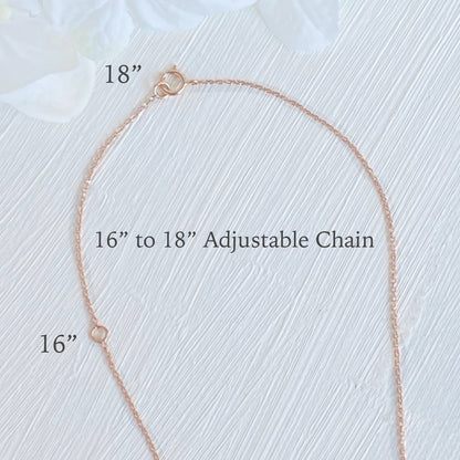 0.35 CT Crowned Round Moissanite Diamond Necklace in Solid Gold