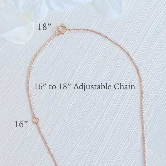 0.35 CT Crowned Round Moissanite Diamond Necklace in Solid Gold