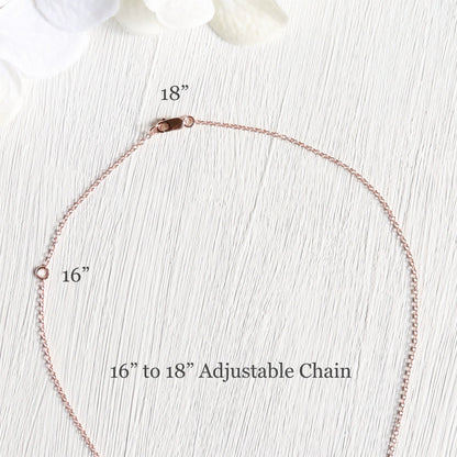 1.78 TCW Oval Moissanite Diamond Necklace in Solid Gold
