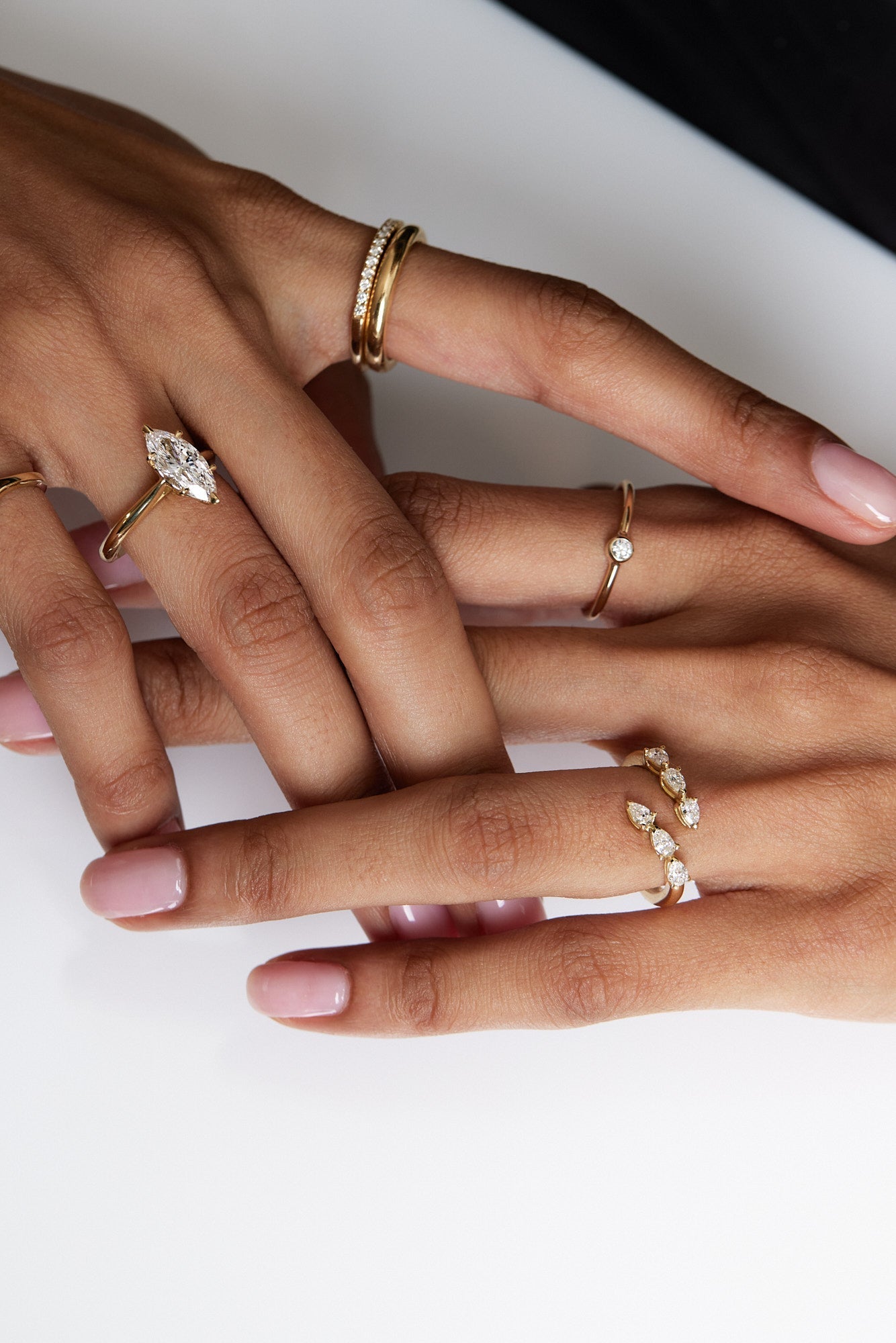 0.25 TCW Round Shaped Half Eternity Lab Grown Diamond Wedding Band