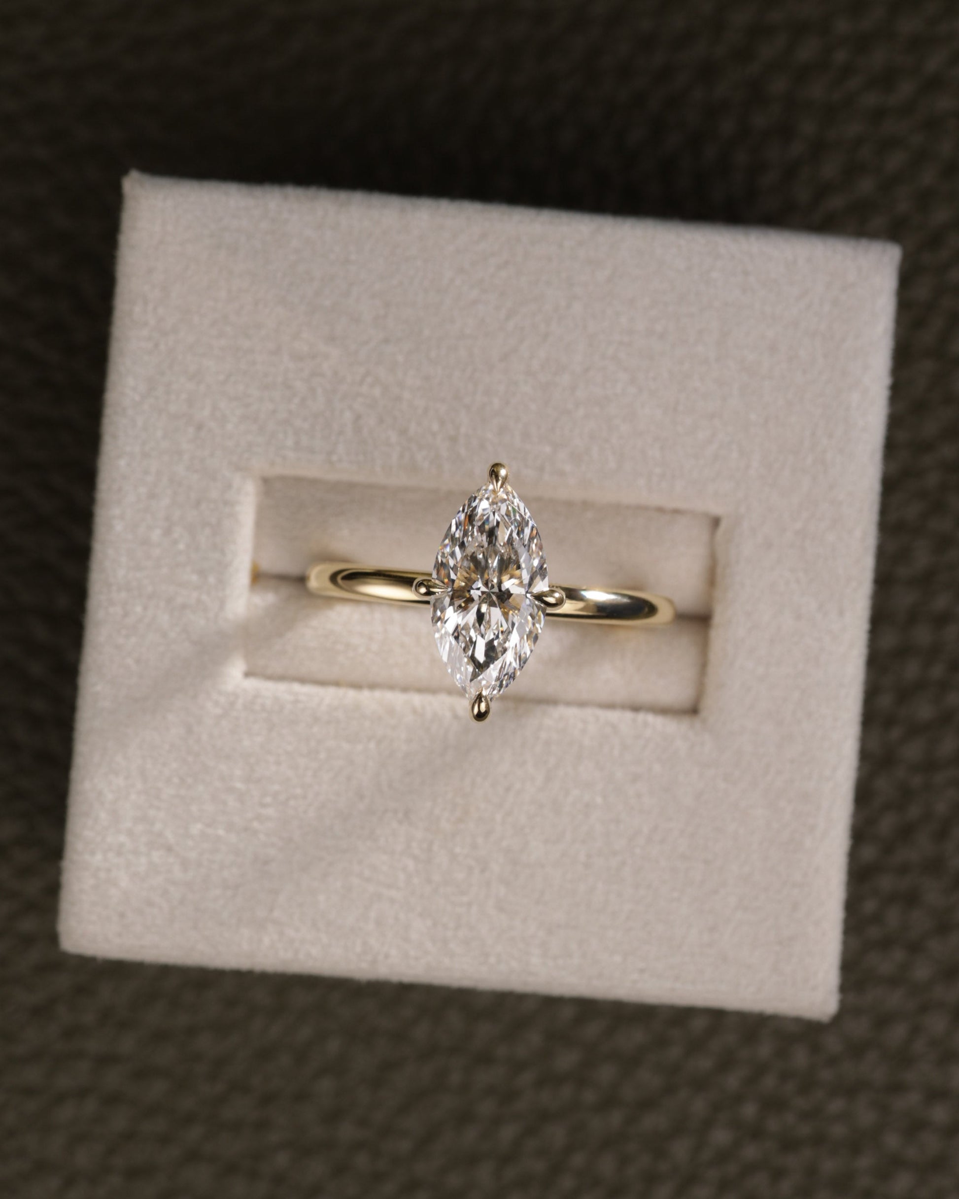 2 CT Asscher Lab Grown Diamond Solitaire Engagement Ring