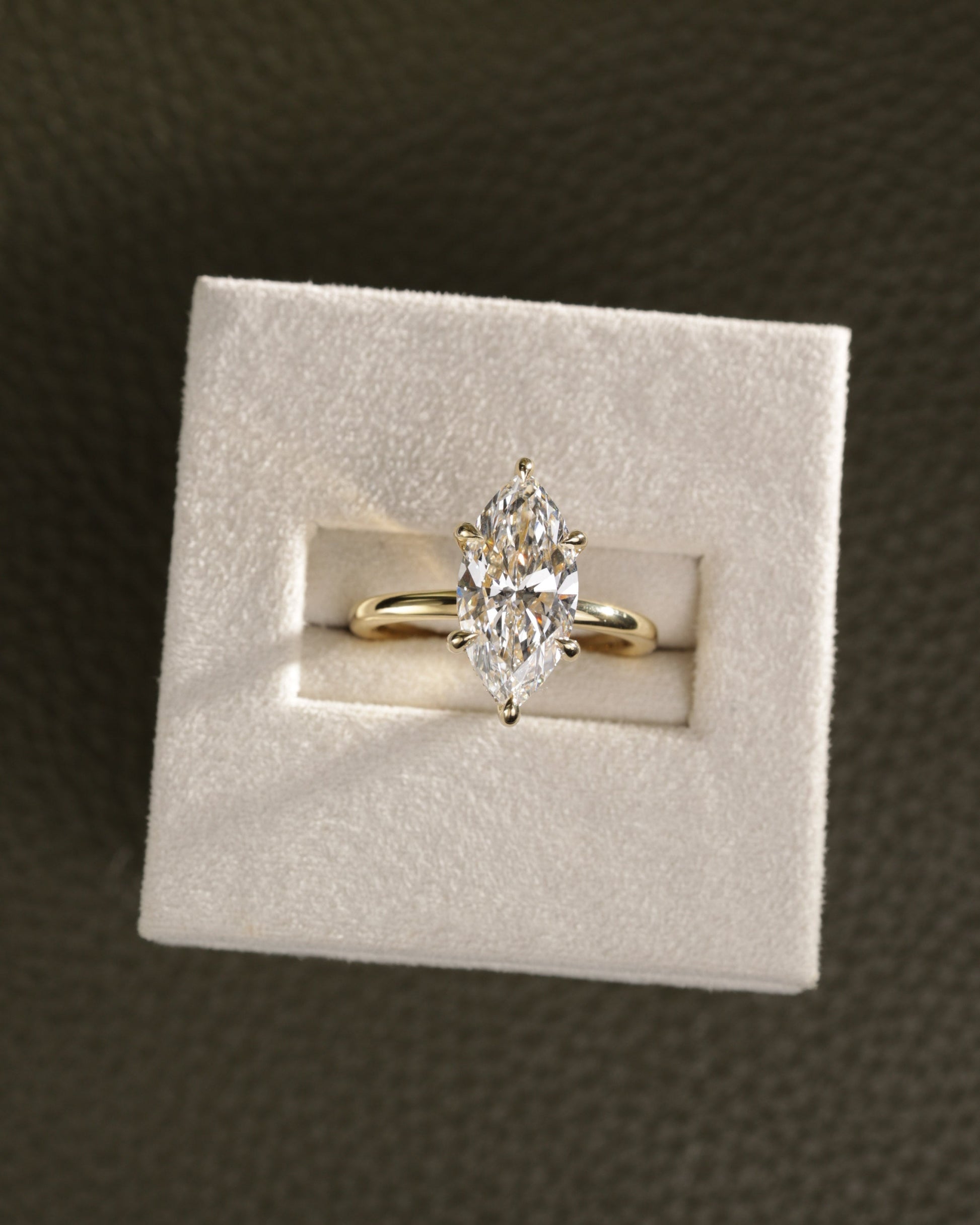 2 CT Asscher Lab Grown Diamond Solitaire Engagement Ring