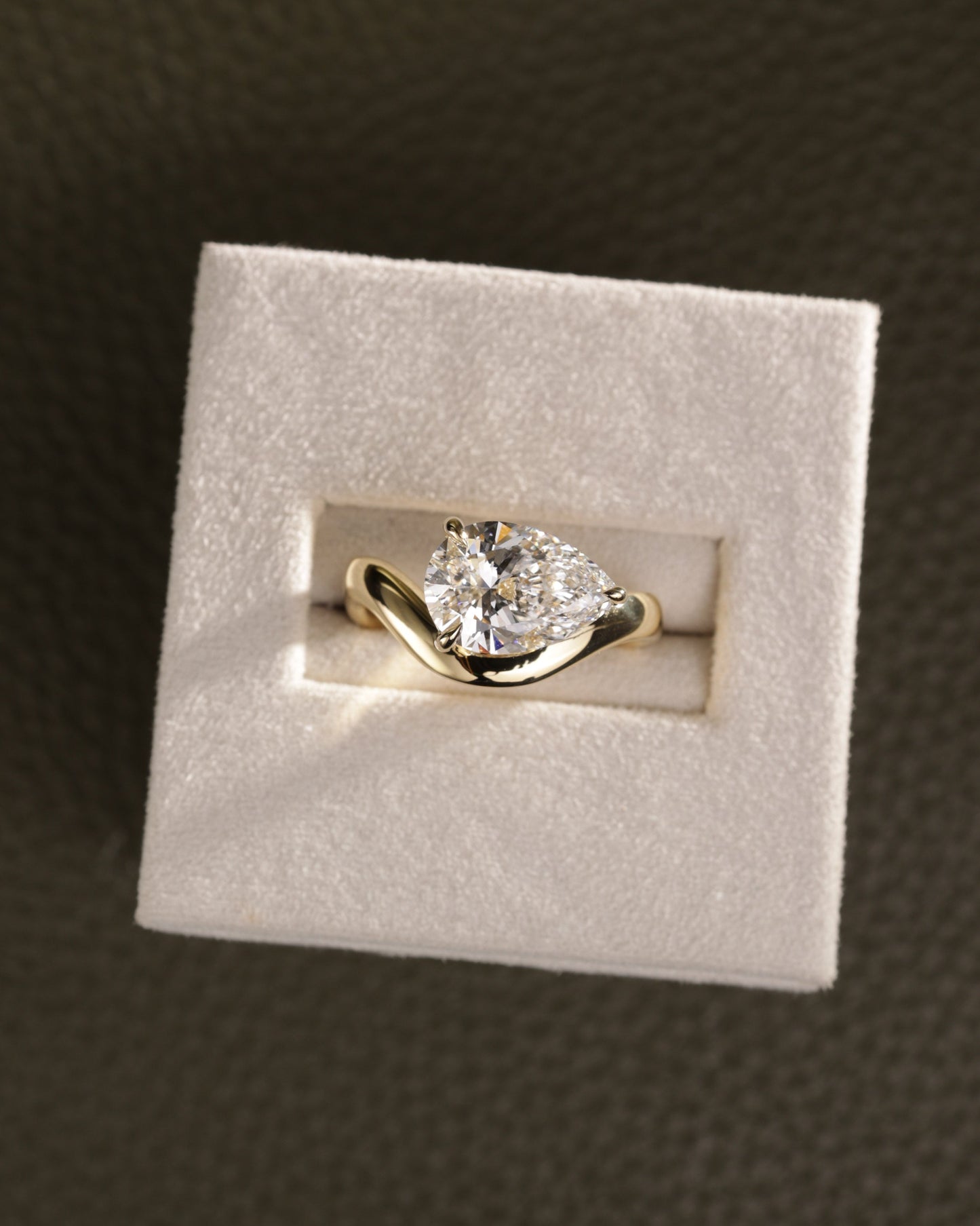 2 CT Asscher Lab Grown Diamond Solitaire Engagement Ring