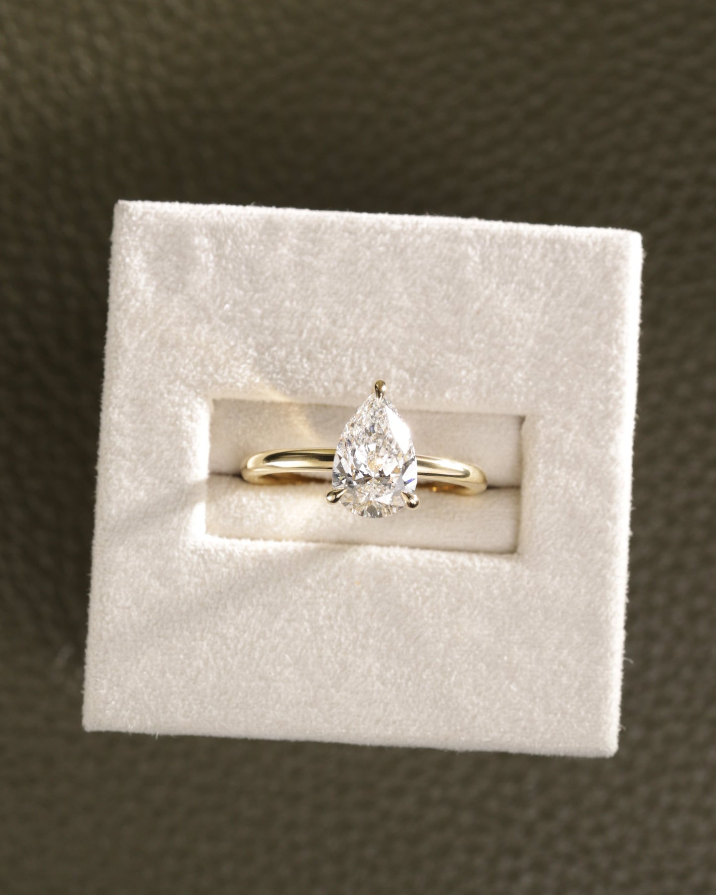 2 CT Asscher Lab Grown Diamond Solitaire Engagement Ring