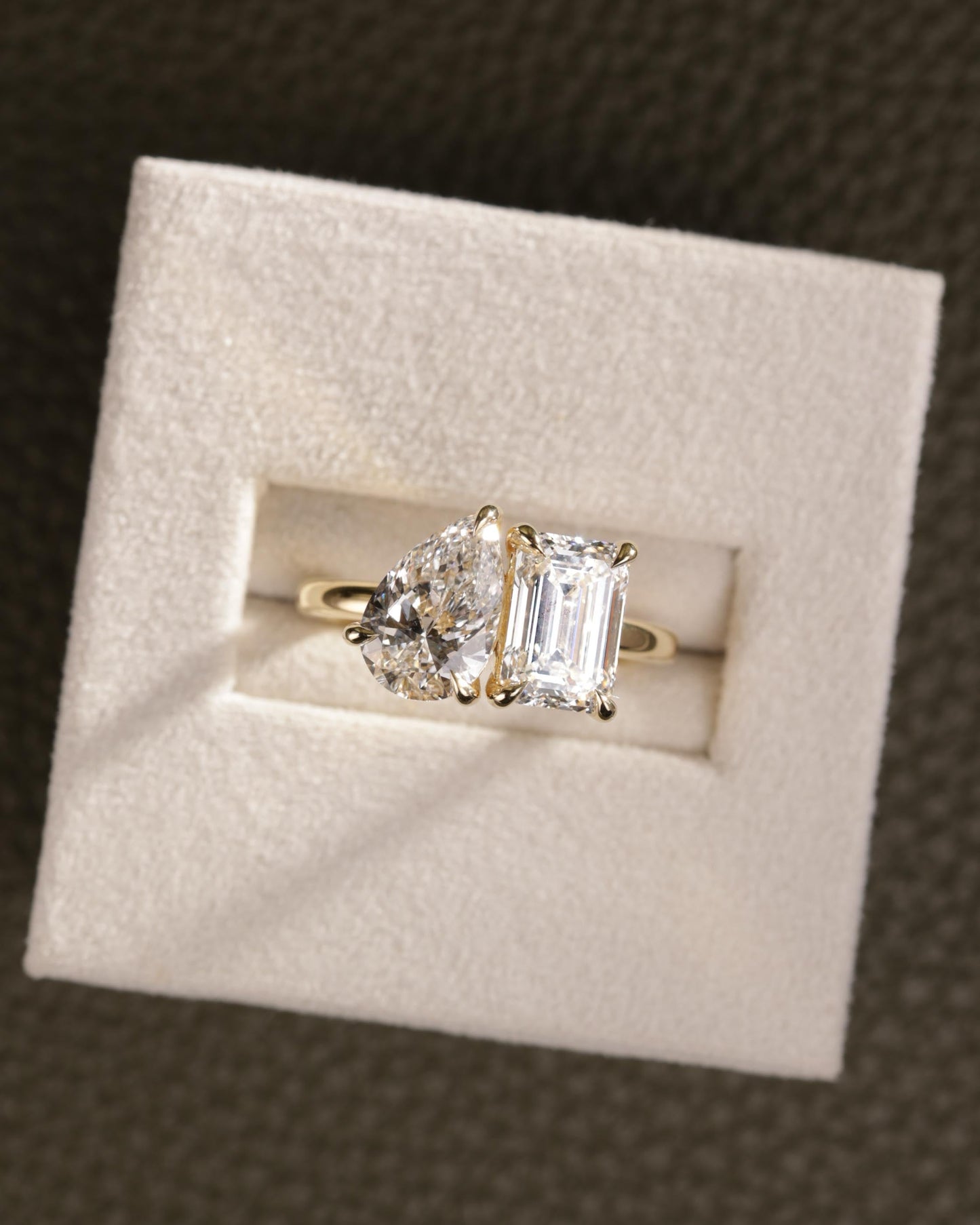 2 CT Asscher Lab Grown Diamond Solitaire Engagement Ring