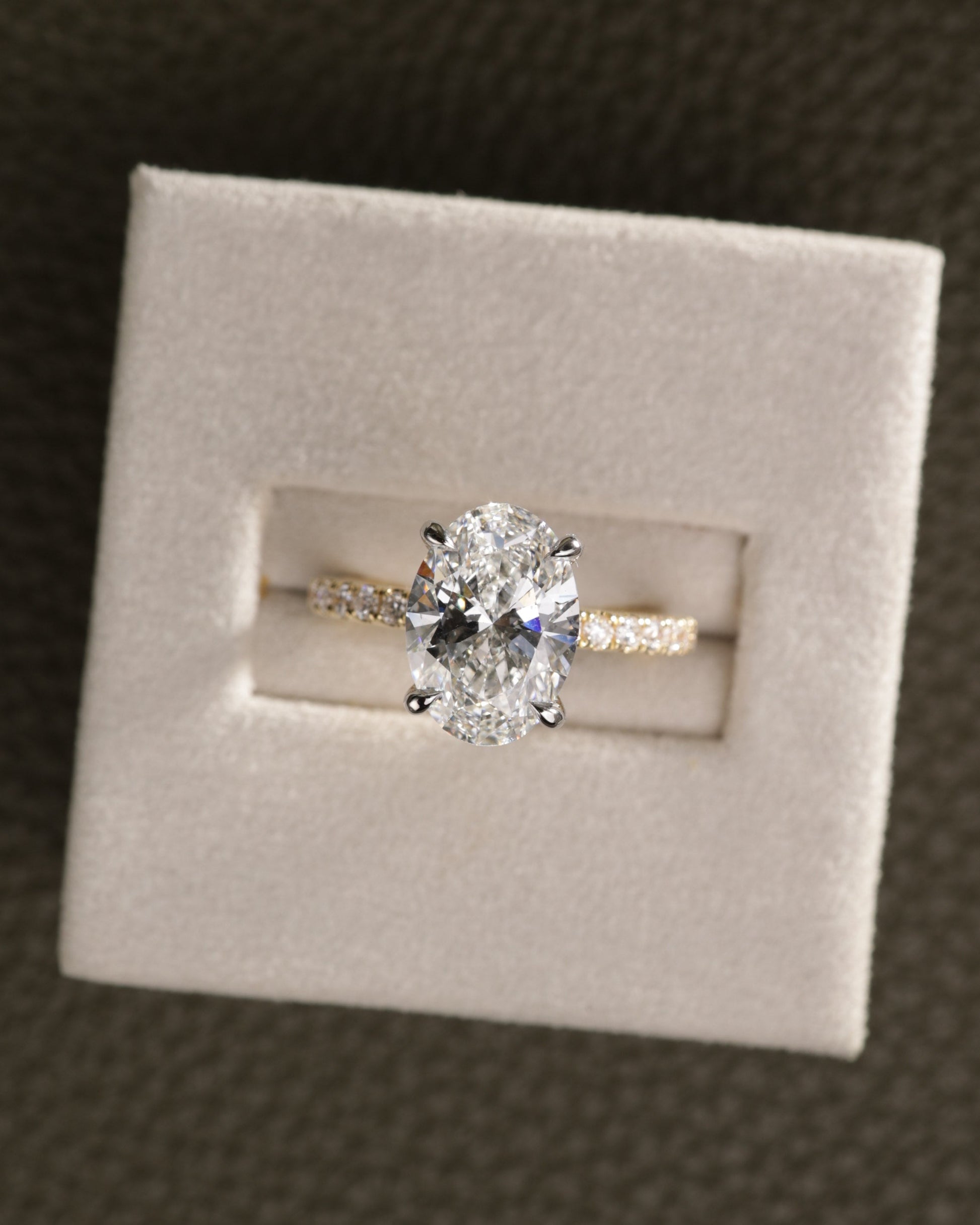 2 CT Asscher Lab Grown Diamond Solitaire Engagement Ring