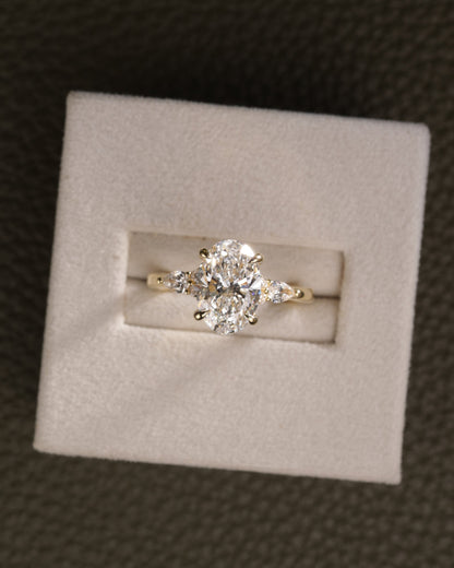 2 CT Asscher Lab Grown Diamond Solitaire Engagement Ring