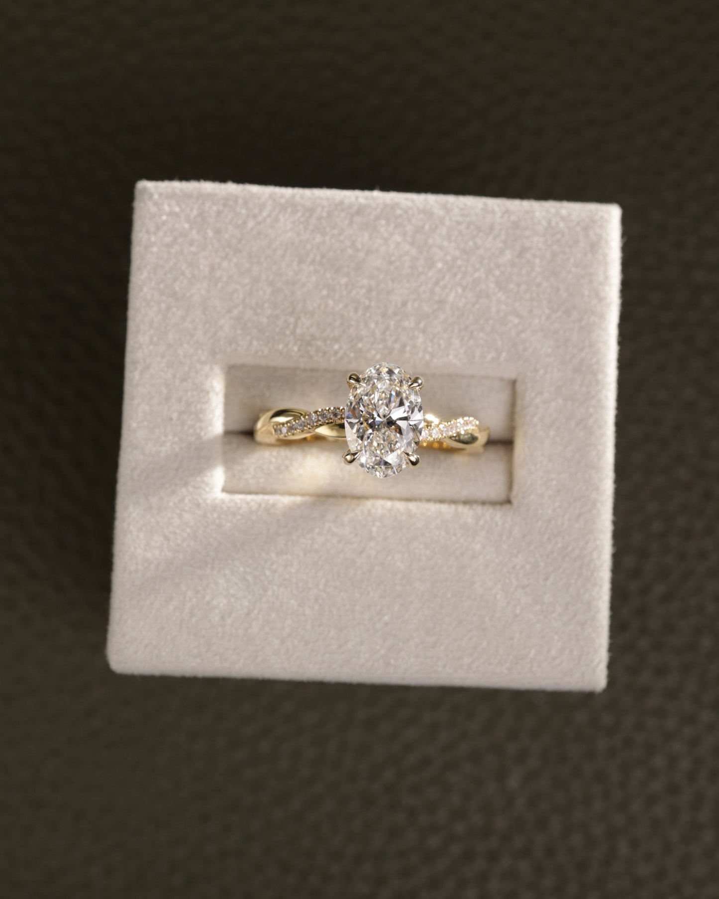 2 CT Asscher Lab Grown Diamond Solitaire Engagement Ring