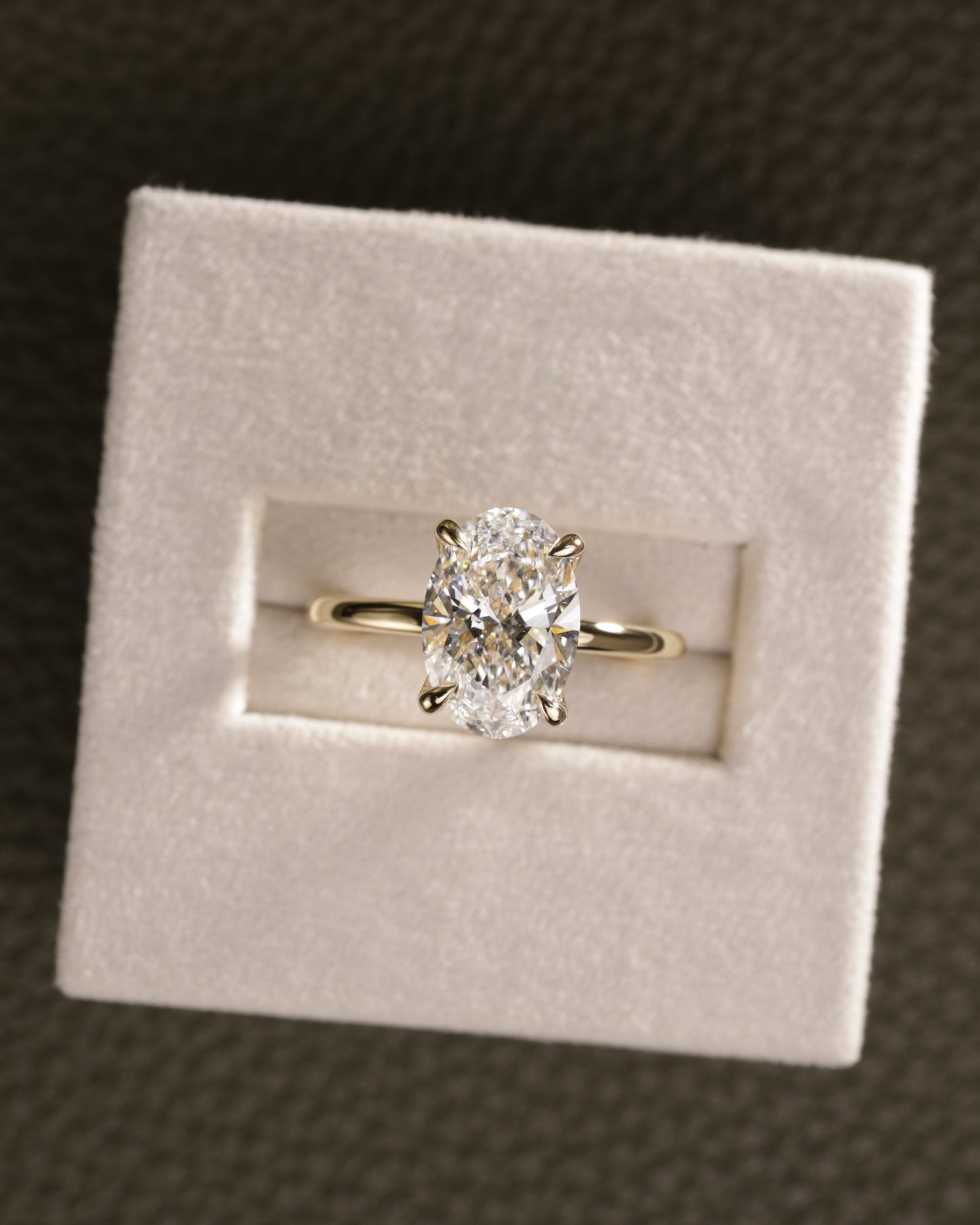 2 CT Asscher Lab Grown Diamond Solitaire Engagement Ring