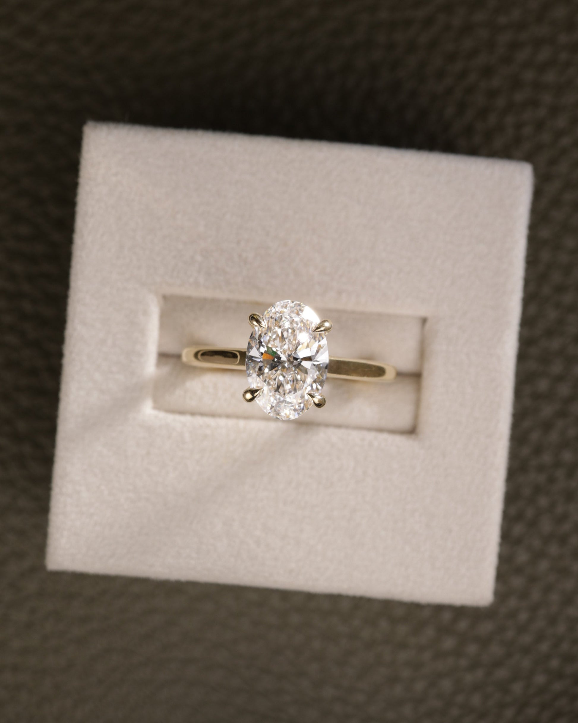 2 CT Asscher Lab Grown Diamond Solitaire Engagement Ring