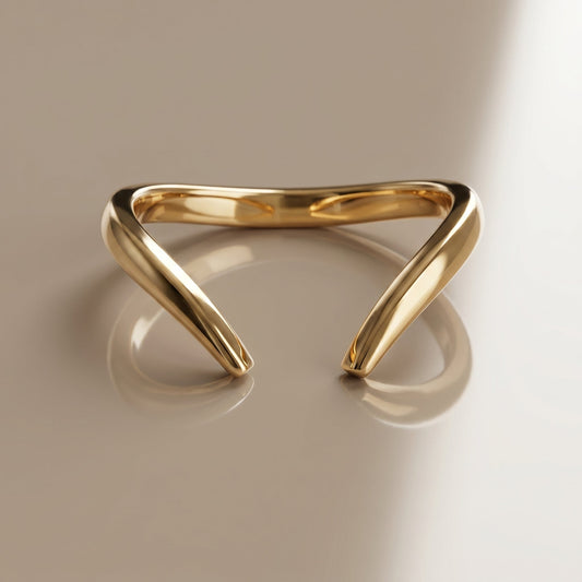 0.13 TCW Round Twisted Moissanite Wedding Band