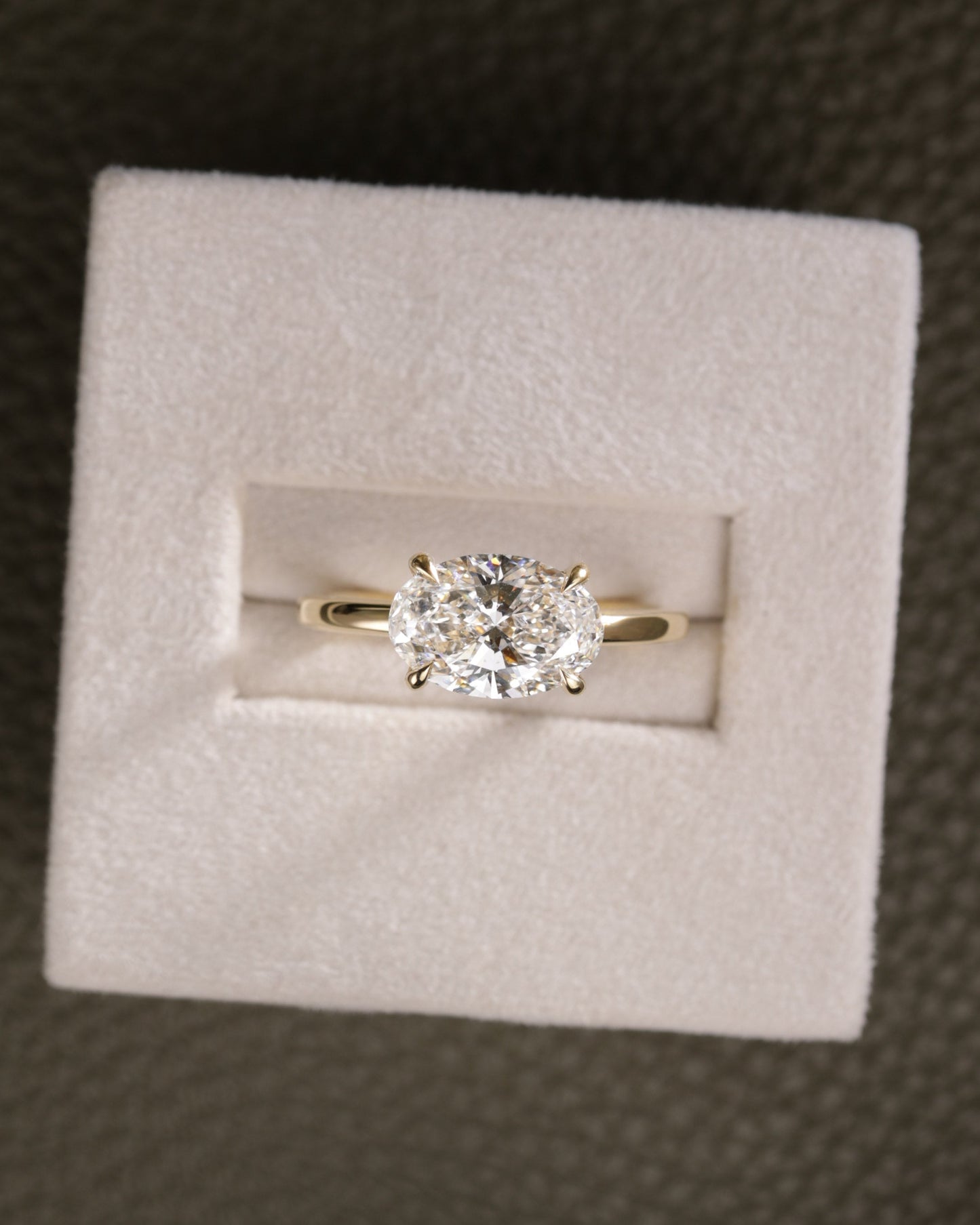 2 CT Asscher Lab Grown Diamond Solitaire Engagement Ring