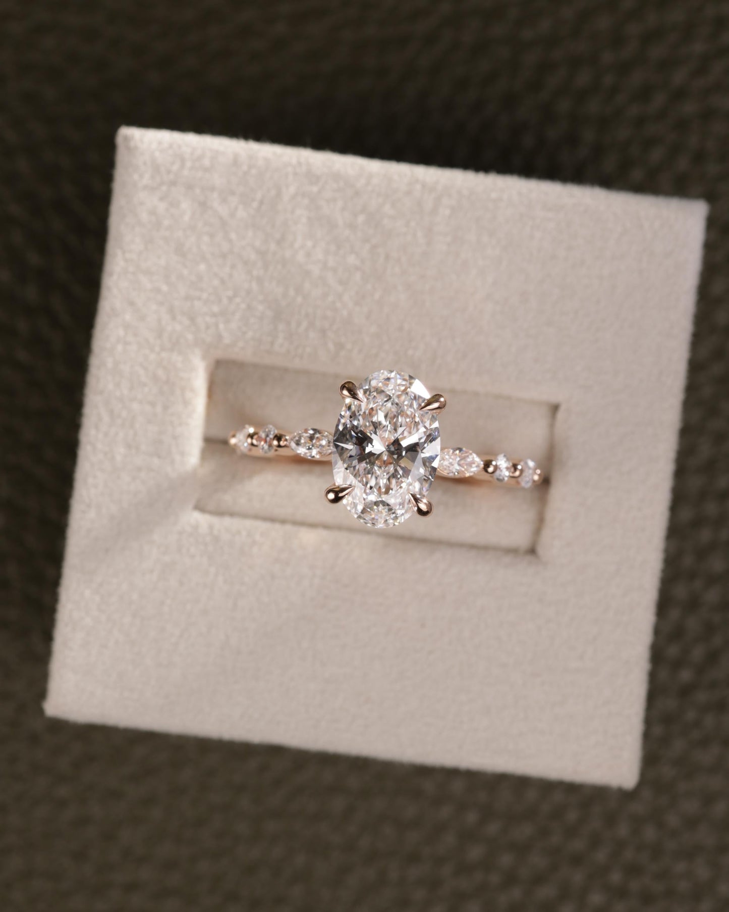2 CT Asscher Lab Grown Diamond Solitaire Engagement Ring