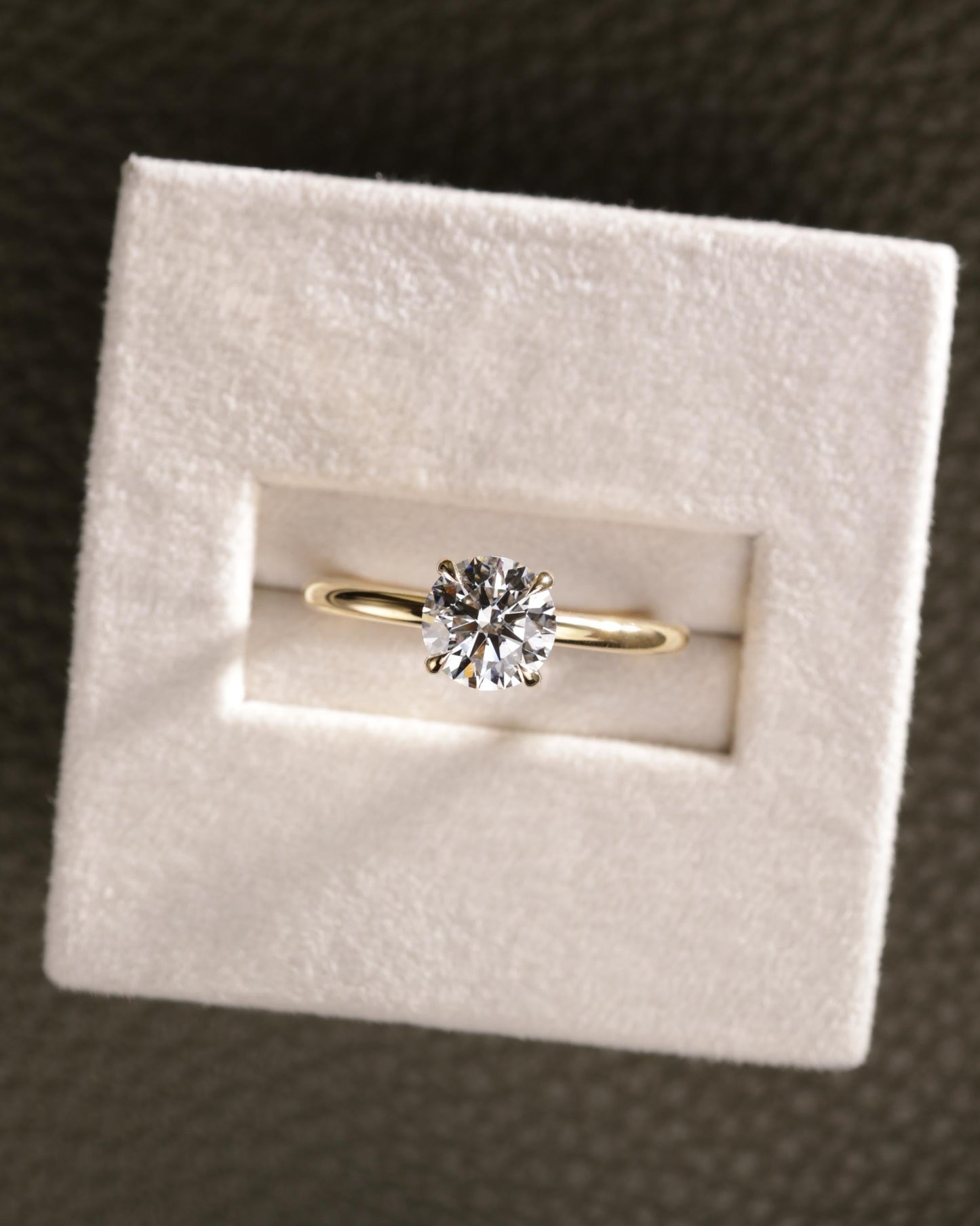 2 CT Asscher Lab Grown Diamond Solitaire Engagement Ring