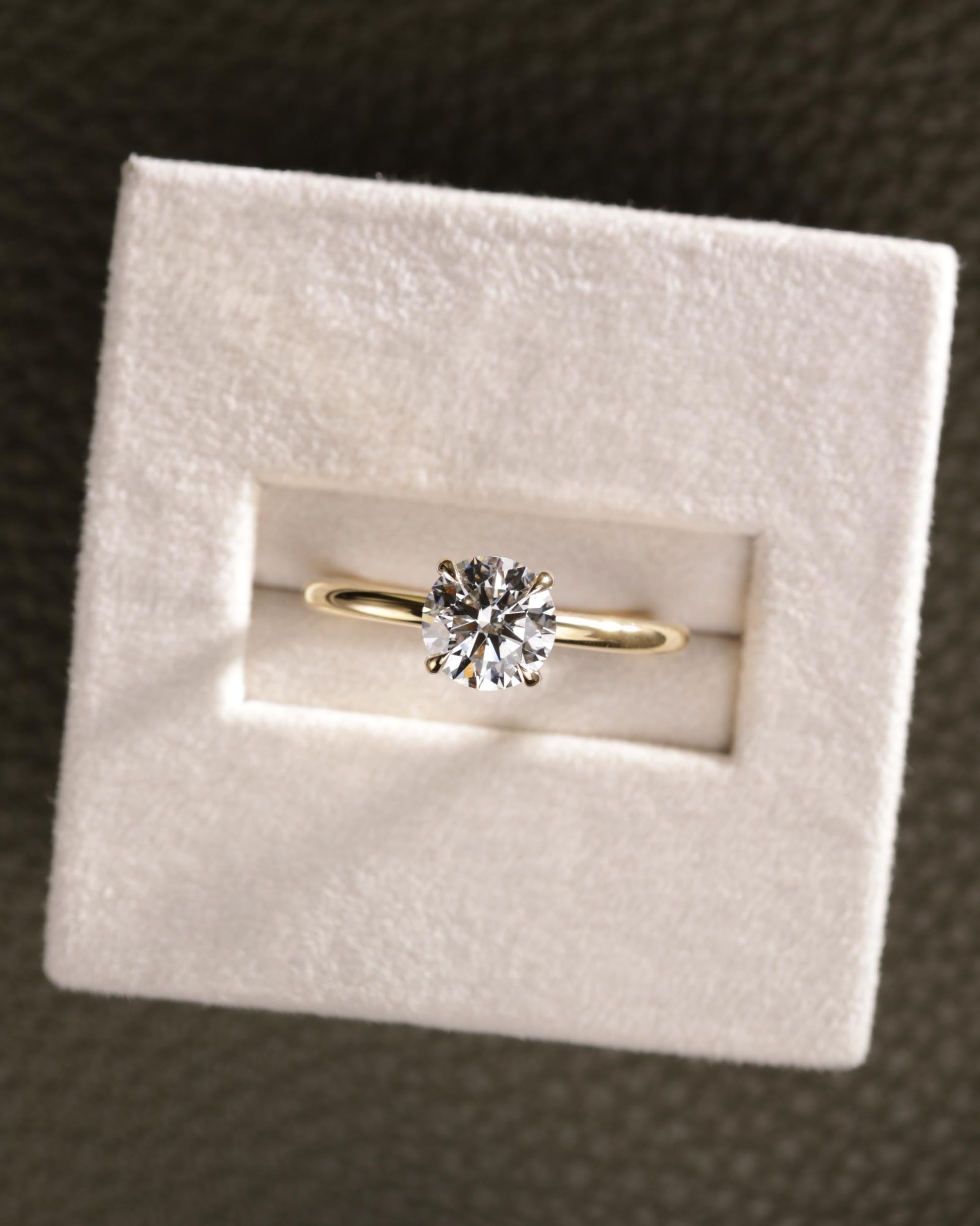 2 CT Asscher Lab Grown Diamond Solitaire Engagement Ring