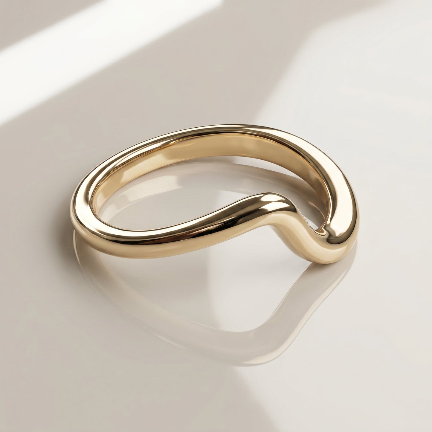 0.13 TCW Round Twisted Moissanite Wedding Band