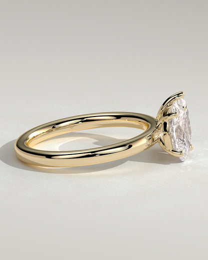 3.0 CT Oval & Pear Cut Toi Et Moi Moissanite Diamond Engagement Ring