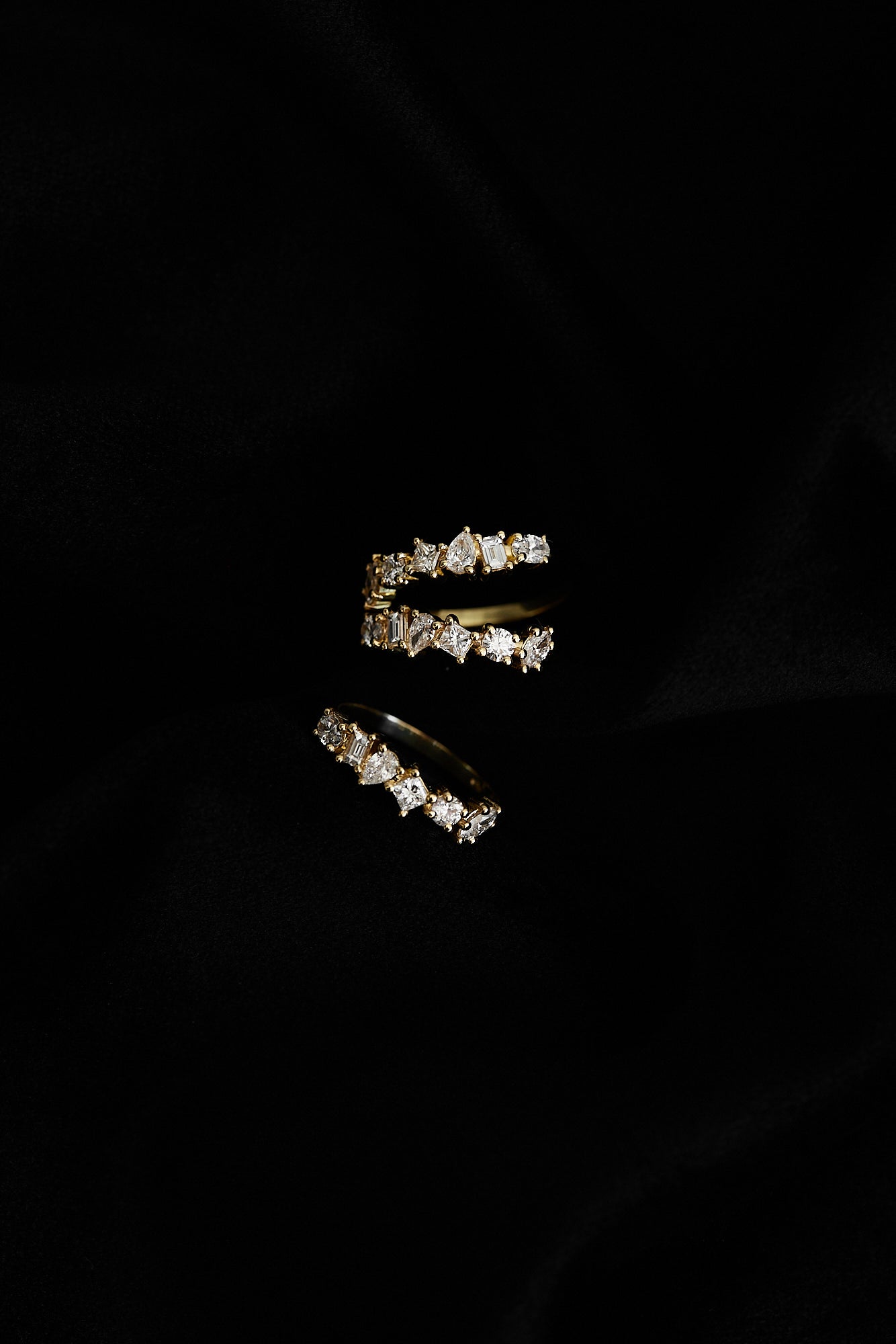 0.25 TCW Round Shaped Half Eternity Lab Grown Diamond Wedding Band