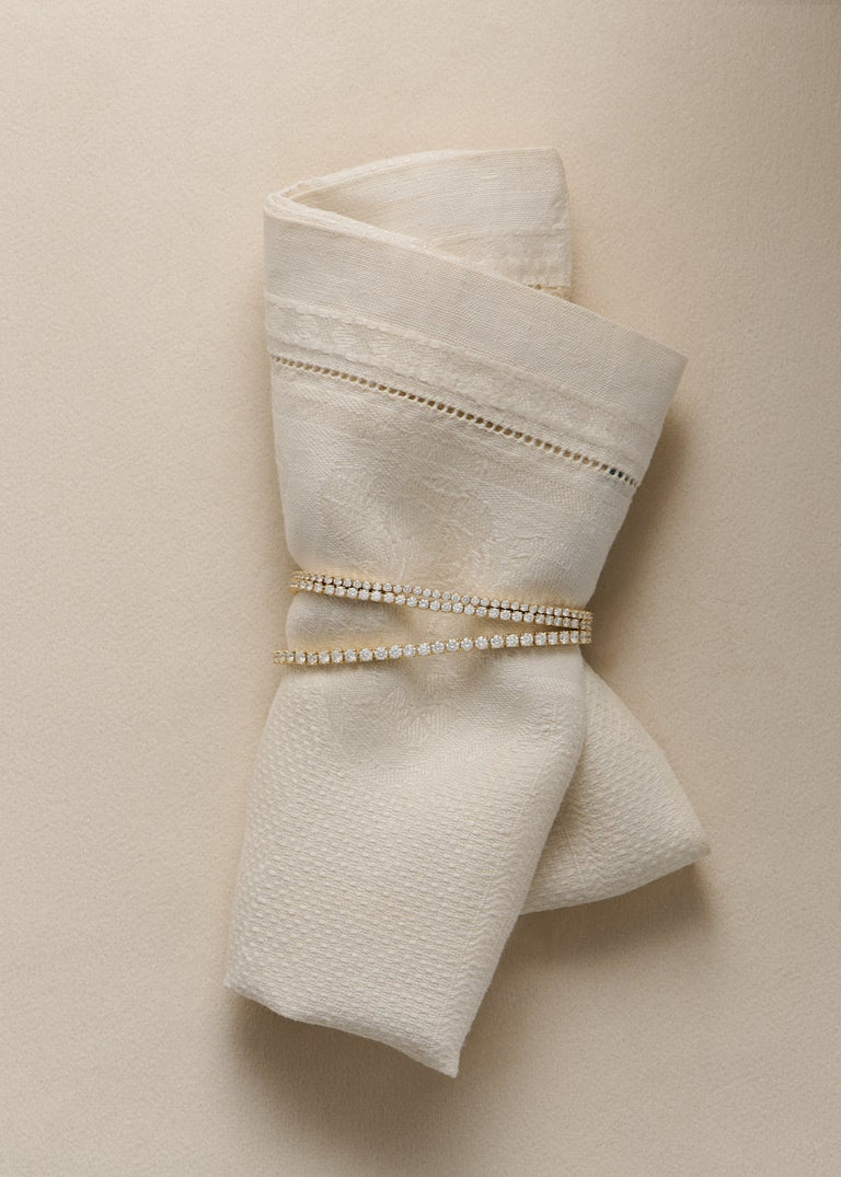 4 TCW Round Moissanite Diamond Tennis Bracelet