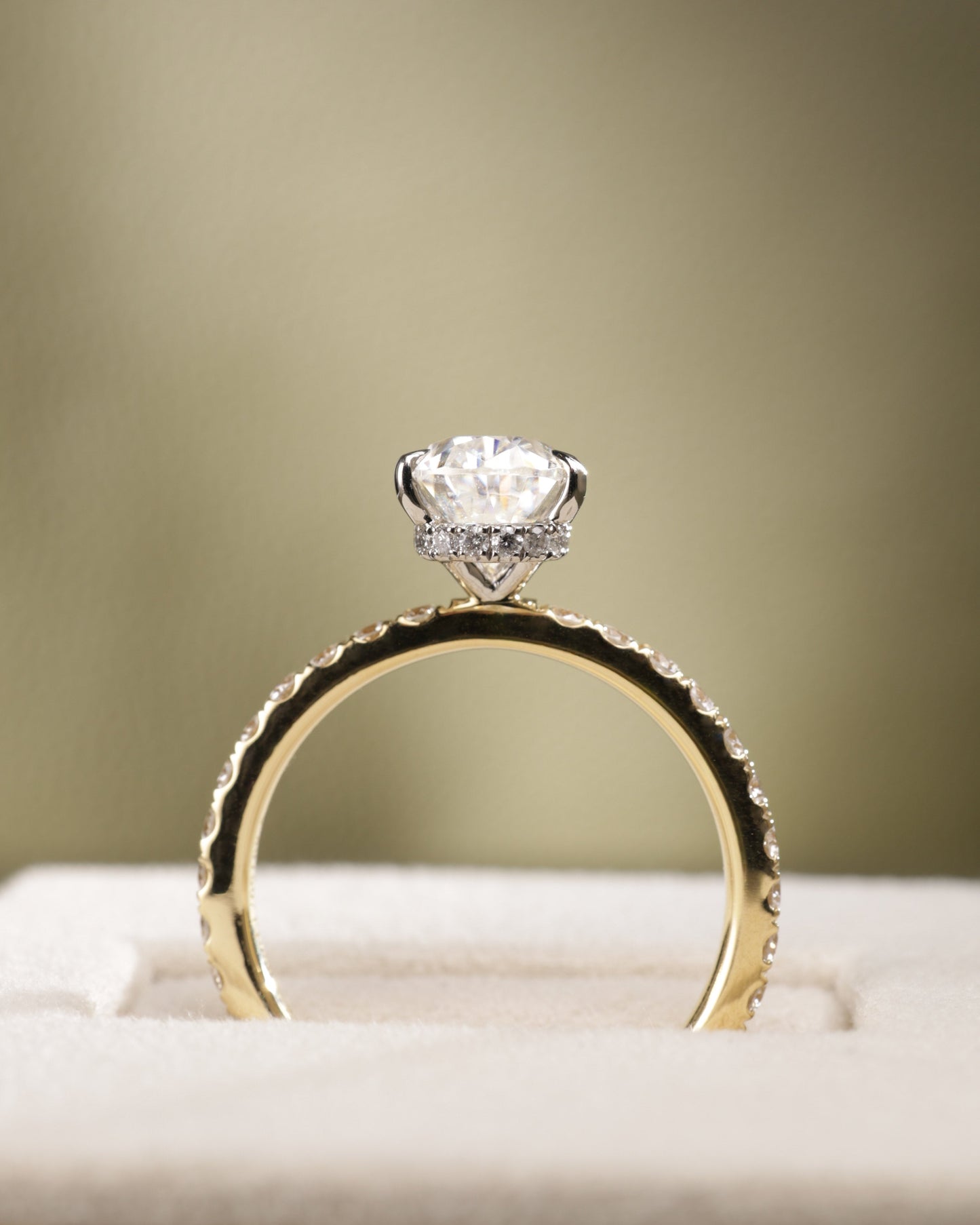 2 CT Asscher Lab Grown Diamond Solitaire Engagement Ring