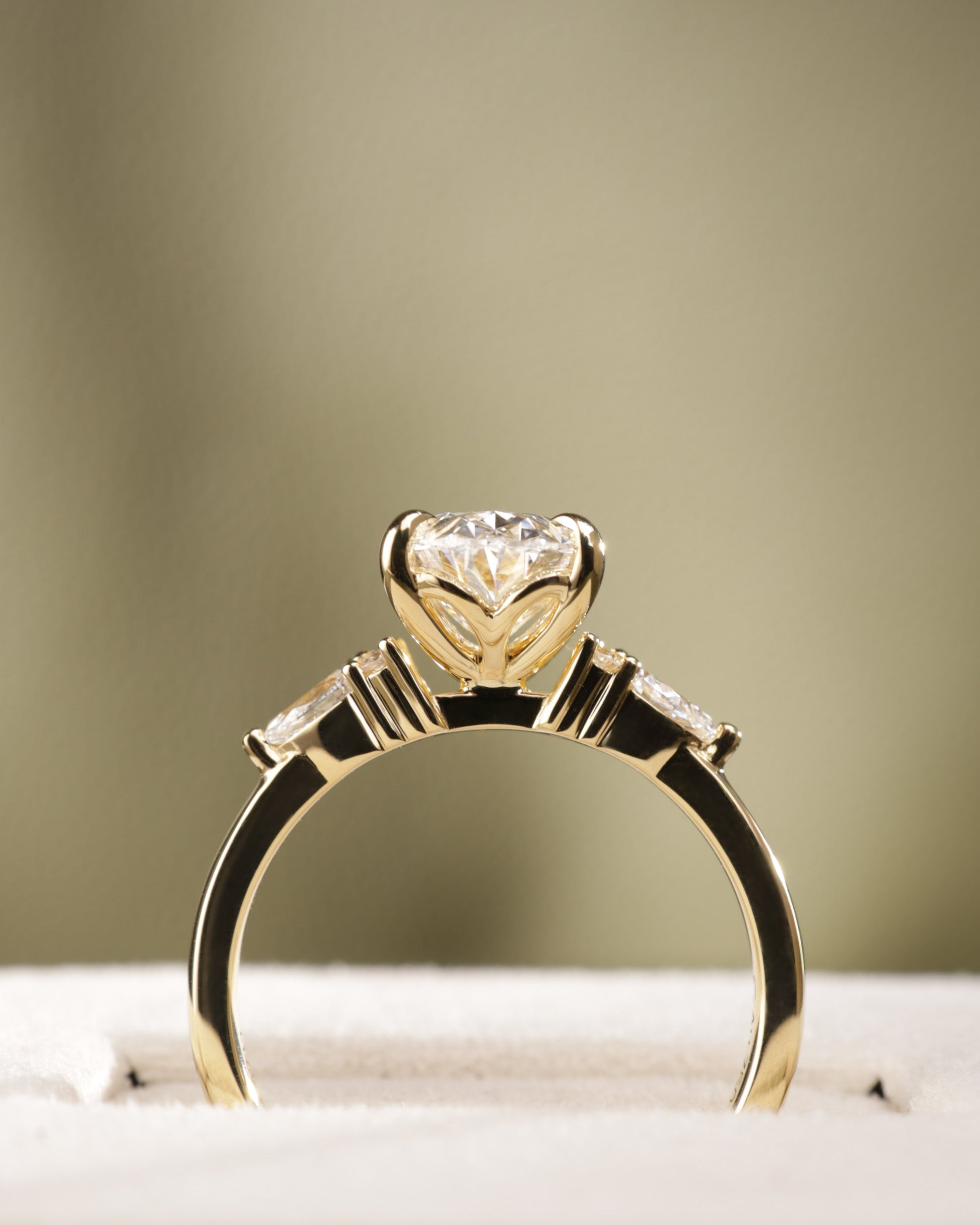 2 CT Asscher Lab Grown Diamond Solitaire Engagement Ring