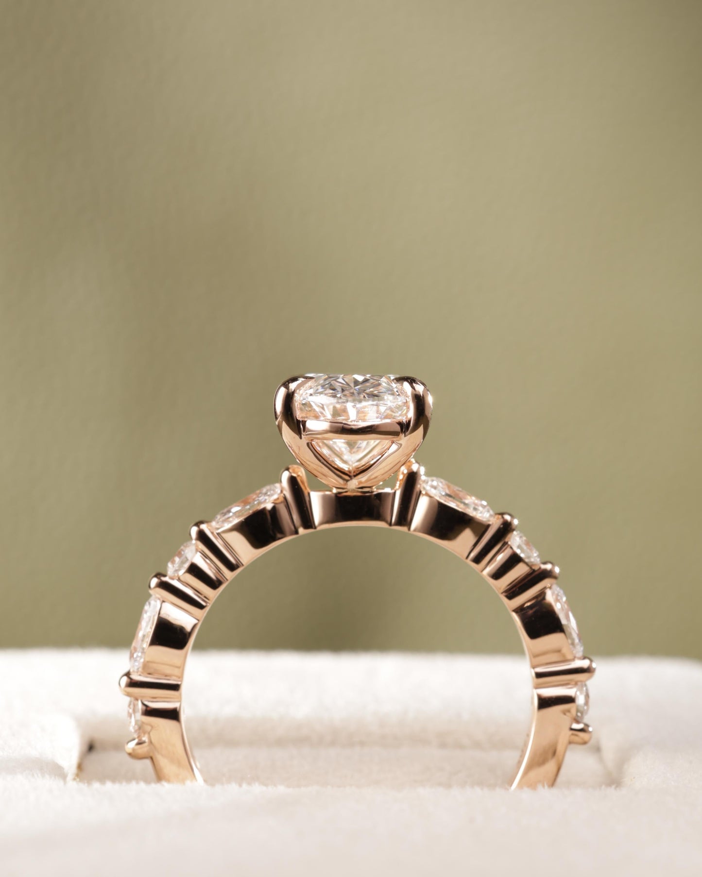 2 CT Asscher Lab Grown Diamond Solitaire Engagement Ring