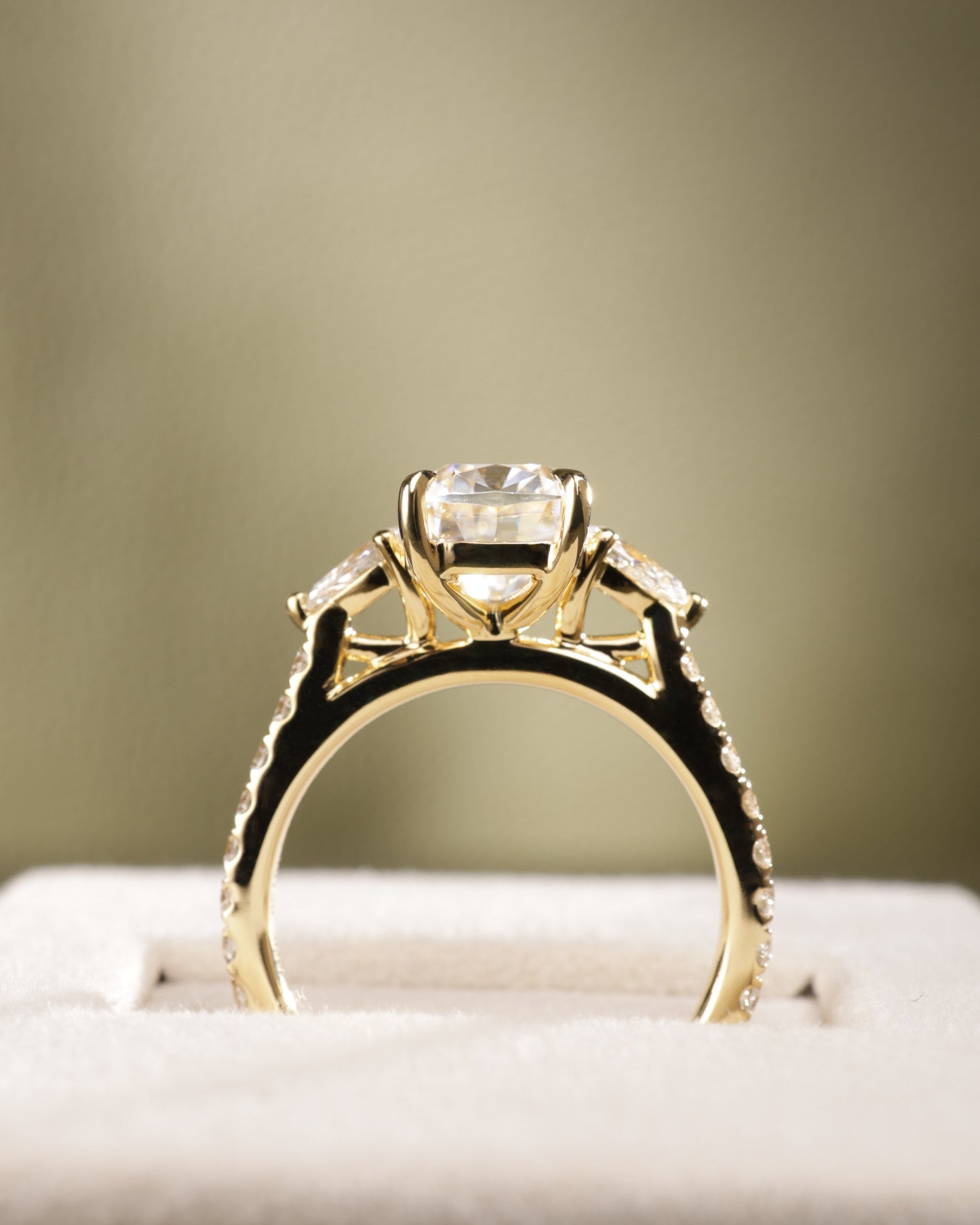 2 CT Asscher Lab Grown Diamond Solitaire Engagement Ring