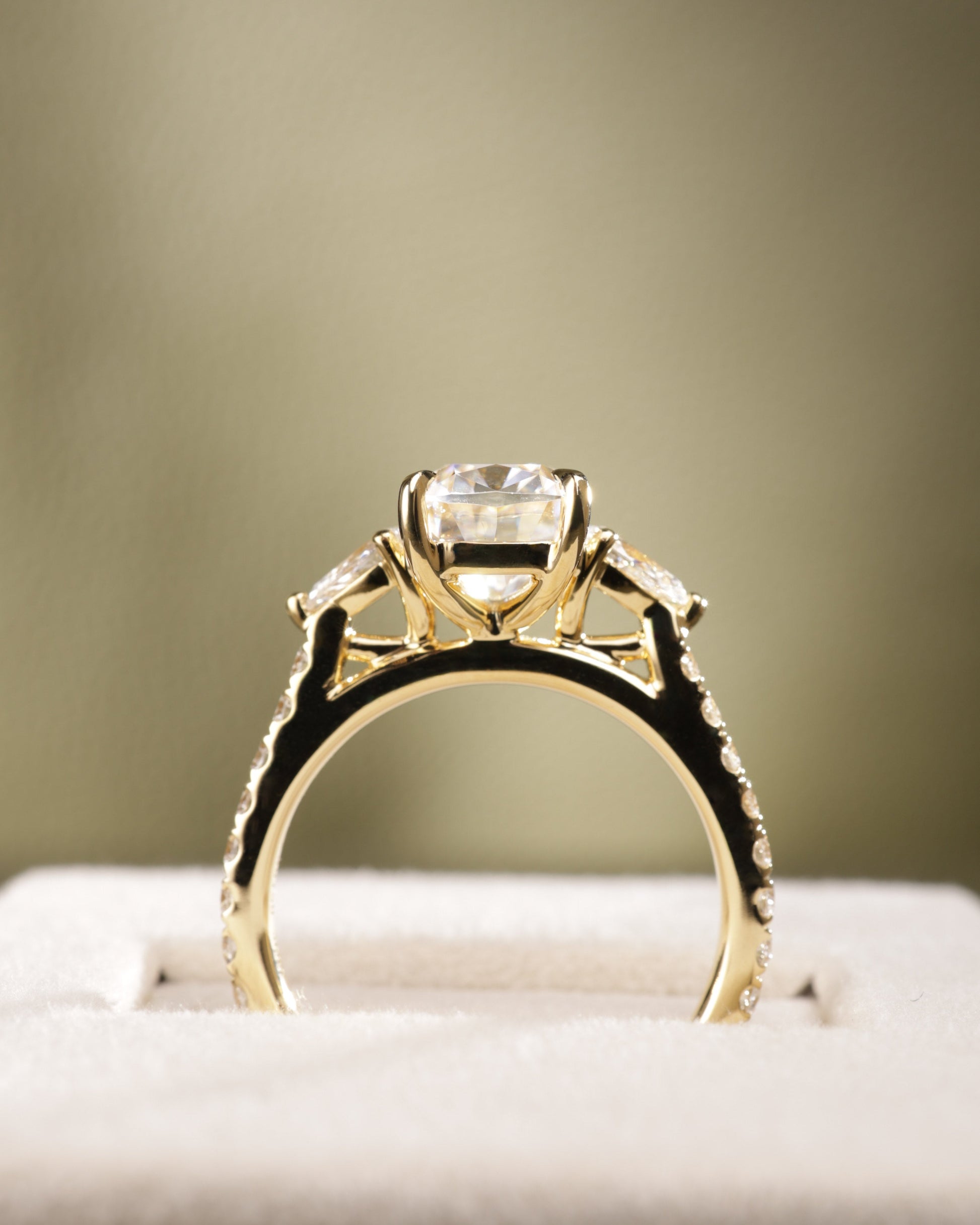 2 CT Asscher Lab Grown Diamond Solitaire Engagement Ring