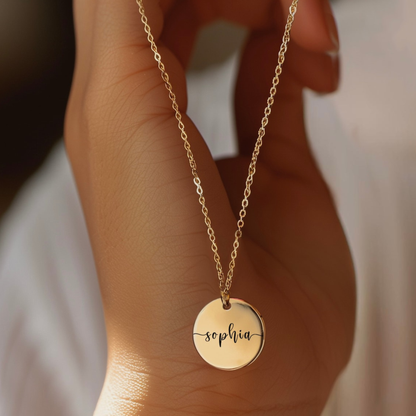 Personalized Engraved Necklace