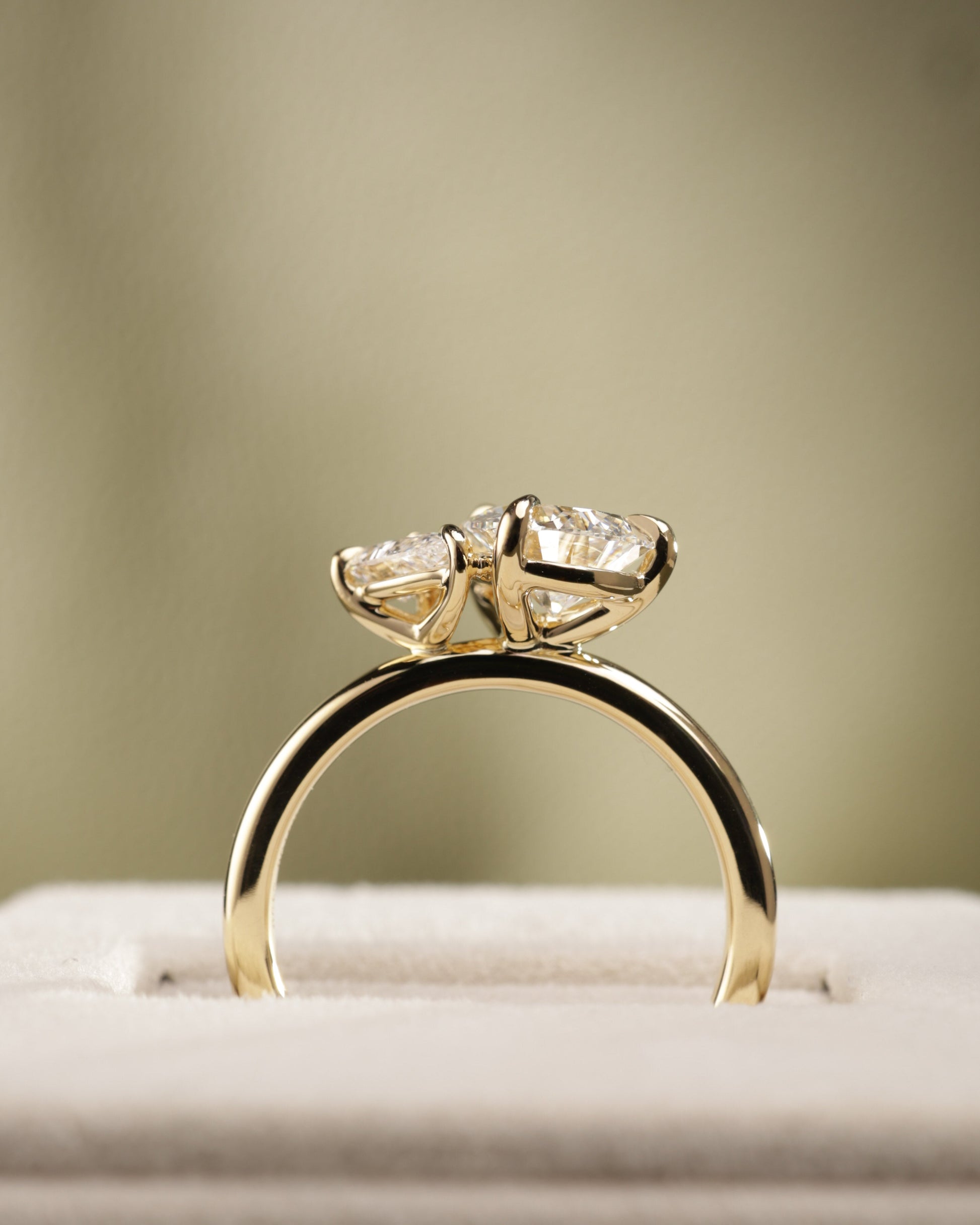 2 CT Asscher Lab Grown Diamond Solitaire Engagement Ring