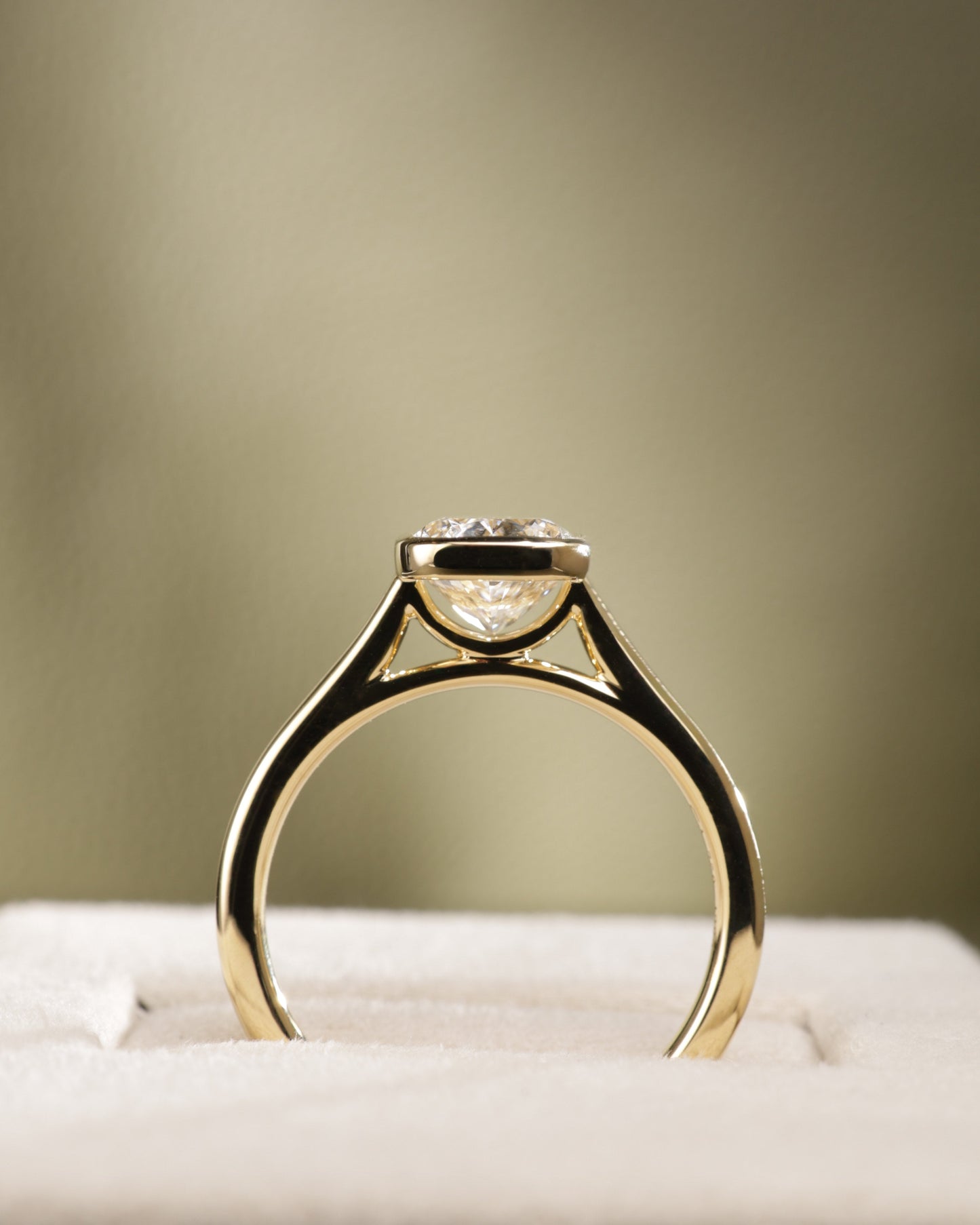 2 CT Asscher Lab Grown Diamond Solitaire Engagement Ring