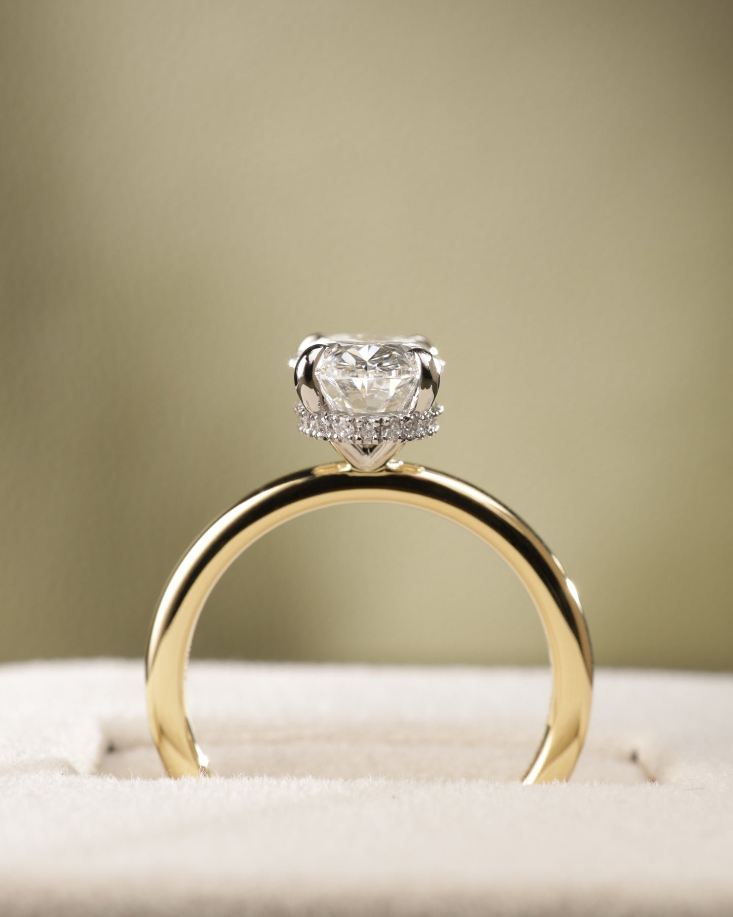 2 CT Asscher Lab Grown Diamond Solitaire Engagement Ring