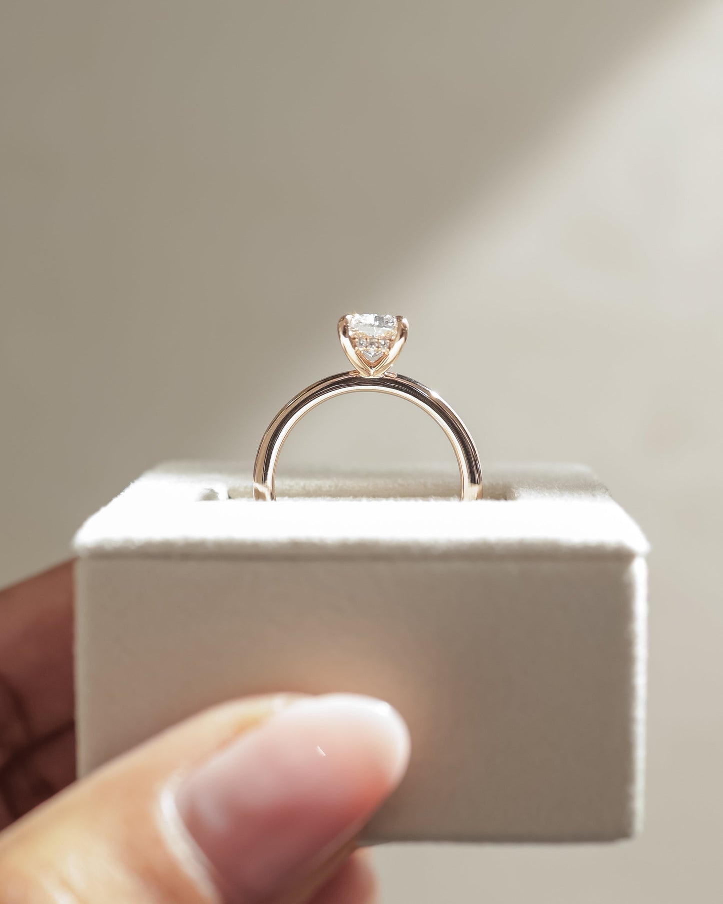2 CT Asscher Lab Grown Diamond Solitaire Engagement Ring