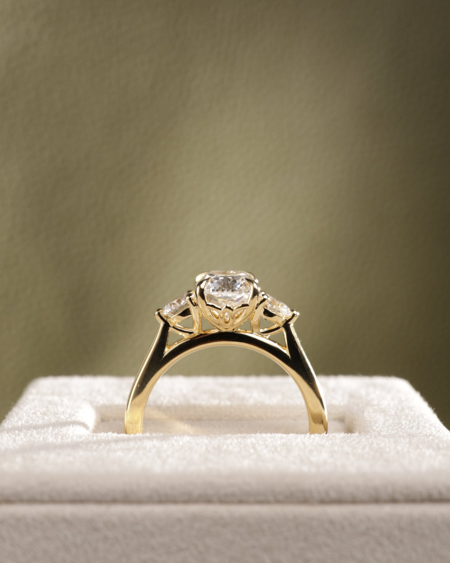 2 CT Asscher Lab Grown Diamond Solitaire Engagement Ring