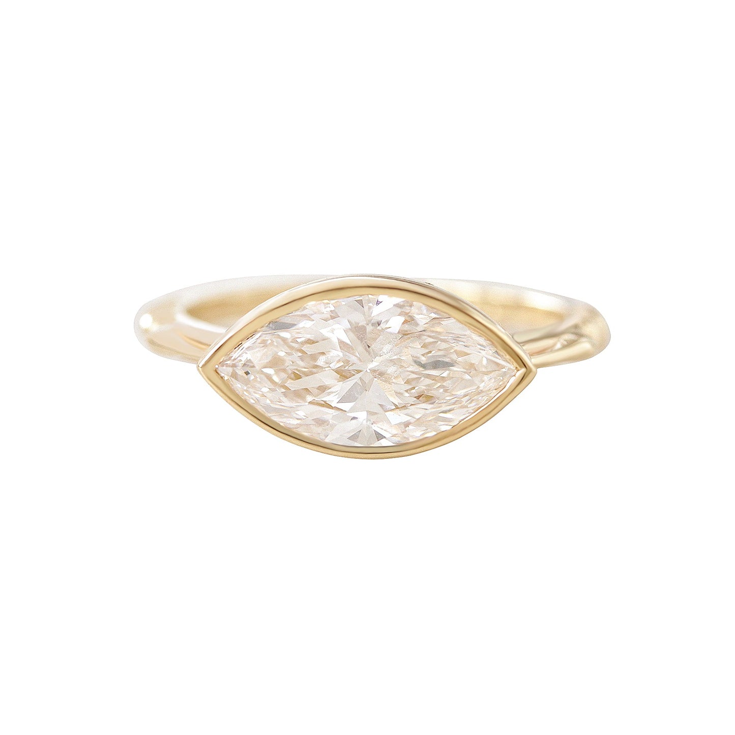 2.9 Carats Emerald Pave Styled Moissanite Engagement Ring