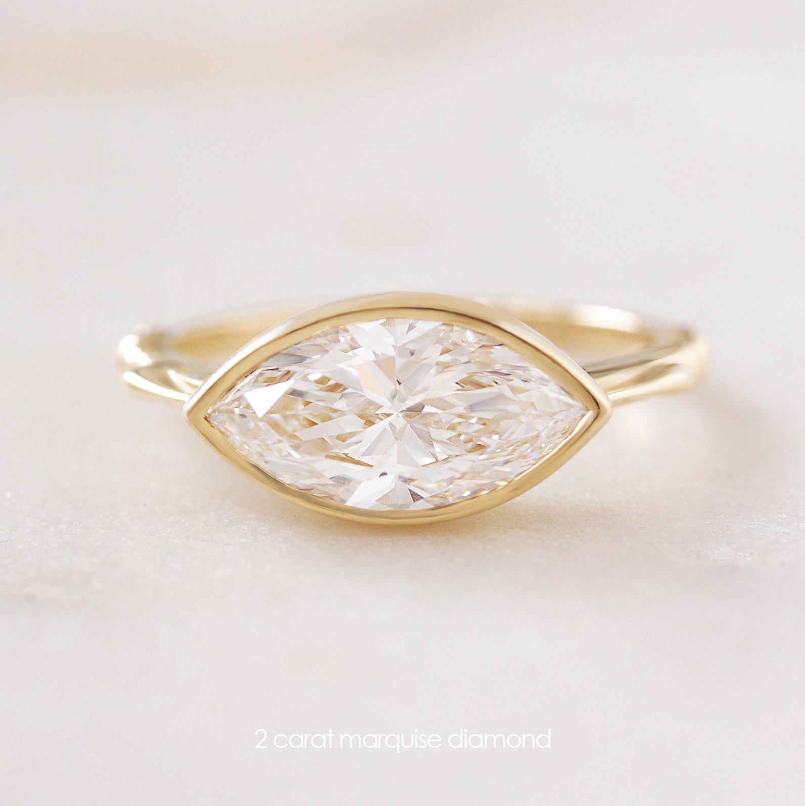 2.9 Carats Emerald Pave Styled Moissanite Engagement Ring