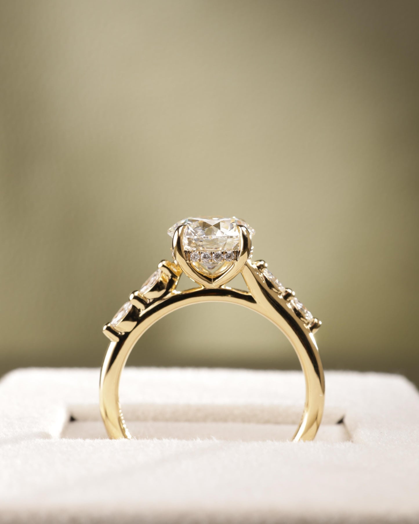 2 CT Asscher Lab Grown Diamond Solitaire Engagement Ring