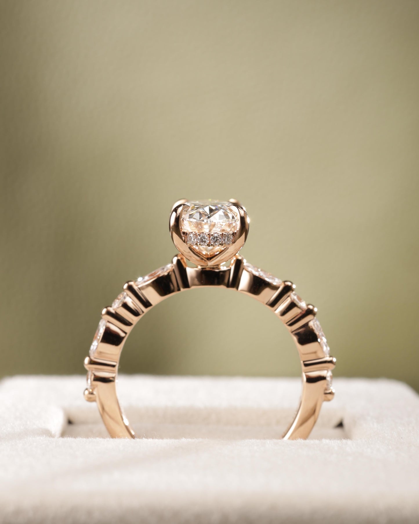 2 CT Asscher Lab Grown Diamond Solitaire Engagement Ring