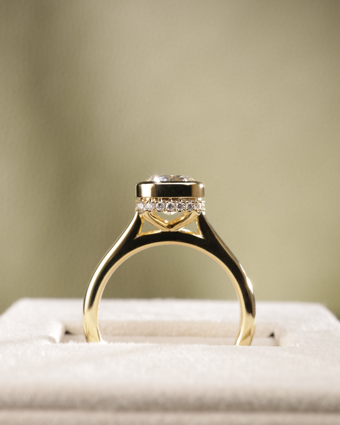 2 CT Asscher Lab Grown Diamond Solitaire Engagement Ring