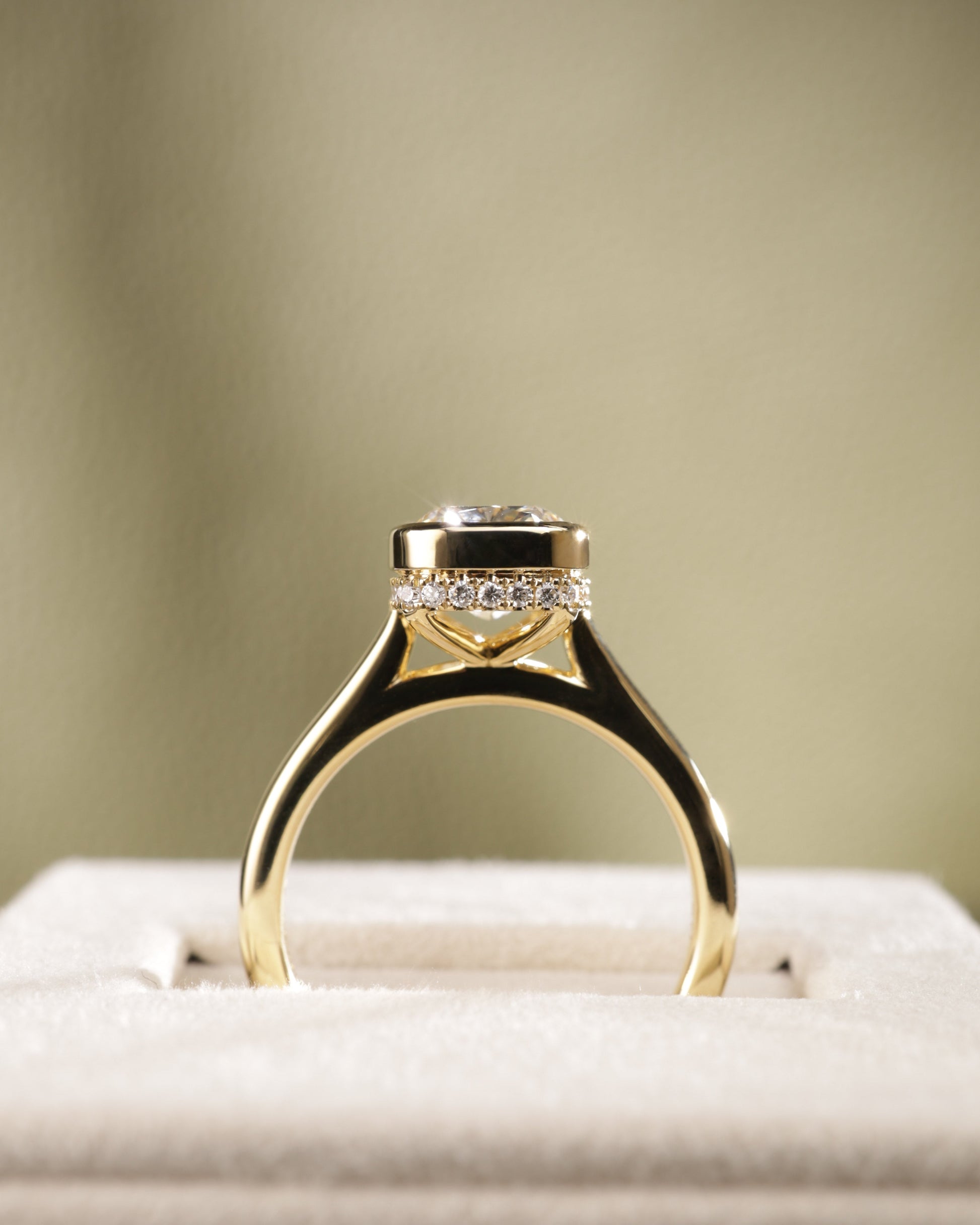 2 CT Asscher Lab Grown Diamond Solitaire Engagement Ring