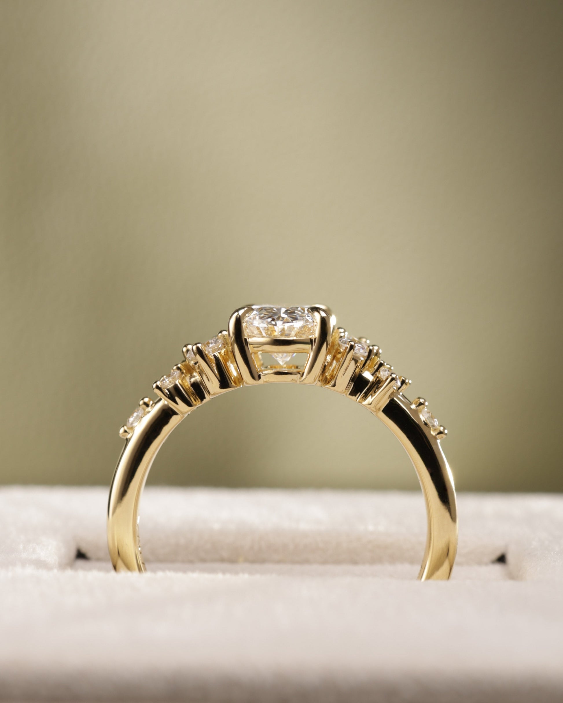 2 CT Asscher Lab Grown Diamond Solitaire Engagement Ring