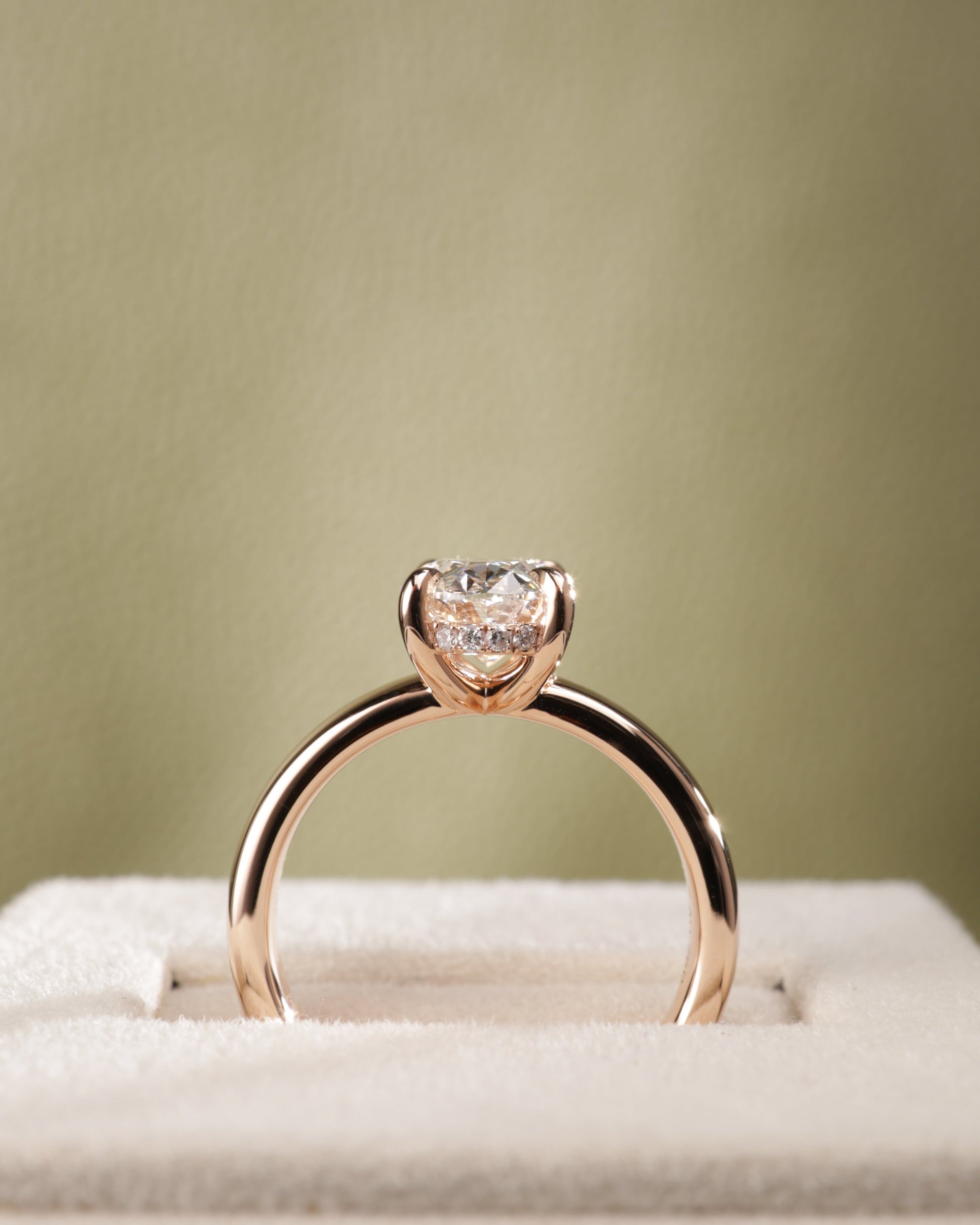 2 CT Asscher Lab Grown Diamond Solitaire Engagement Ring